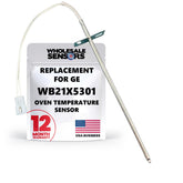 Wholesale Sensors GE WB21X5301 oven temperature sensor probe assembly closeup showing precise control