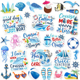 WHYMEO cruise door magnets collection on fridge for versatile cabin and kitchen decor.