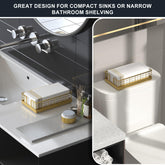 Wican oak and iron napkin holder showcasing elegant contrast for dining tables.