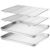 Wildone baking sheet 17.3x12.2 inch for even browning and cookies.