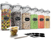 Wildone cereal storage set with locking lids for airtight freshness and easy access.