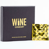 Wine Condoms original bottle-seal close-up protects freshness and prevents spills.