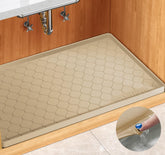 Winisok under-sink mat top view protects cabinets from leaks