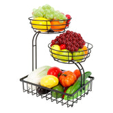 Winmien 3-tier countertop fruit basket assembly showcases organized storage and space efficiency.