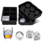 Wiscky large 2-inch ice cubes for slow cooling in cocktails and whiskey.