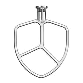 Wiselet flat beater attachment for KitchenAid 5qt fits snugly for smooth batter.