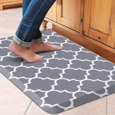WISELIFE anti-fatigue kitchen mat offers cushioned comfort for long cooking or cleaning tasks