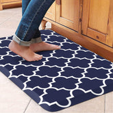 WISELIFE kitchen runner rug anti-fatigue with cushioned surface for comfortable standing.