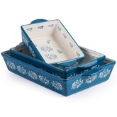 Wisenvoy ceramic baking dish in porcelain finish, durable and family-safe for everyday meals.