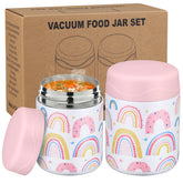 Wiwens 12oz kid-friendly jar, front view, ideal for on-the-go meals