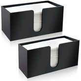 Wltotuay black acrylic countertop paper towel holder for a tidy workspace