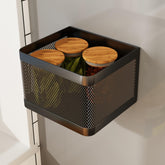 WOCHUANGSI magnetic fridge shelf compact option keeps spices within reach