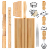 WodGod wooden threaded rolling pin for precise dough control and even rolling