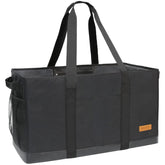 WONDAY extra-large tote with standing design offers upright convenience in car or at home.