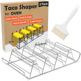 Woobud taco shell mold for oven-baked shells delivers crisp results at home