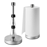 Woofwang Global stainless steel paper towel holder with one-handed operation for easy tearing