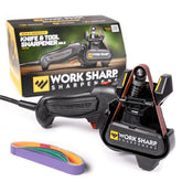 Work Sharp Mk2 sharpener with belts for fast, precise edge restoration.