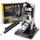 Work Sharp Professional sharpener base shows rugged metal construction for durable sharpening