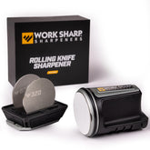 Work Sharp rolling knife sharpener angle block: versatile four-angle setup for chef and kitchen knives