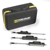 Work Sharp upgrade kit with seven abrasives for versatile edge customization.