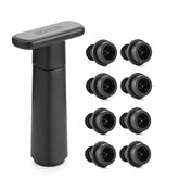 WOTOR wine saver pump with bottle focus, creates airtight seal to keep wine fresh longer.