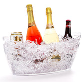 WRINGKIT ice bucket showing large capacity for multiple bottles