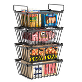 Wrrlors folding-handles freezer bins enable easy access to frozen items