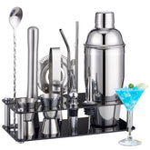 Wukuna cocktail shaker set 25oz for perfect mixed drinks at home