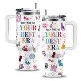 WWHSAI May This Be Your Best Era 40oz tumbler with motivational design for daily inspiration