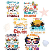 Wxiben family cruise door magnet featuring ship motif for cabin decor