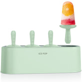 WYOK popsicle mold set with four pieces in green for quick family treats.