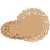 WYTAOHZL lace paper doilies 13.5-inch on a dessert plate for elegant presentation.