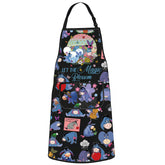 WZMPA Blossom Pattern Donkey Apron protects clothing while cooking with style.