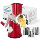 X Home Rotary Cheese Grater assembly demonstrates quick setup for busy kitchens.