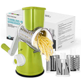 X Home Rotary Cheese Grater blade assembly enables versatile slicing and shredding.