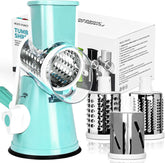 X Home rotary cheese grater blades for versatile slicing and shredding.