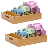 XiaoyuziTF bamboo lid holder in cabinet keeping lids neatly organized