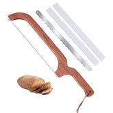 XJHEYLZ sourdough bread knife with bow design for even slices