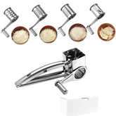 Xmipbs hand crank shredder assembly shows durable construction for long-term kitchen use.