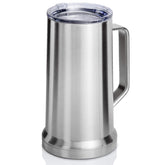 XPAC 22oz beer stein with lid and handle keeps beverages secure on the go