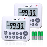 XREXS digital kitchen timer with magnet back for fridge placement.