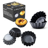 Xstronq egg tart molds 12pcs 2.6inch for batch baking and crisp crusts.
