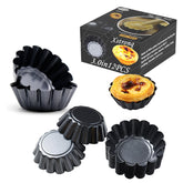 Xstronq egg tart molds 12-piece set ready for batch baking.