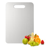 XTBSE Titanium Cutting Board front view demonstrates a durable, everyday prep surface.
