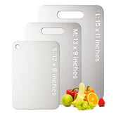 XTBSE titanium cutting board small – durable surface for quick meal prep.