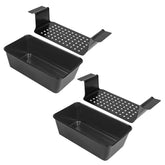 XUOHEAD meatloaf pan with drain tray showing grease-free cooking benefits