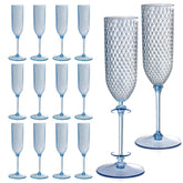 XUWAIDSGN blue detachable champagne flute for easy cleaning and versatile party use