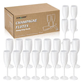 XUWAIDSGN champagne flute acrylic wedding glass—unbreakable and ideal for elegant toasts.