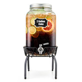XWSAQP beverage dispenser with stand and lid for easy serving at events