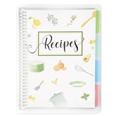 XXINMOH recipe book cover with durable binding for long-term family recipes.